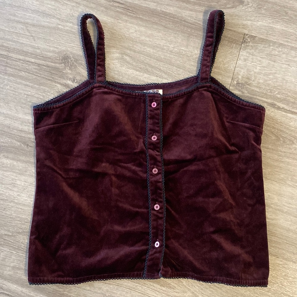 Vintage 90s Clementine Sample Corset Style Tank Top